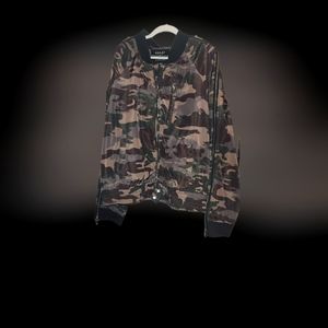 Ashley Camo Bomber Jacket